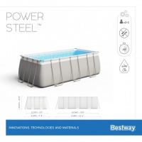 Bestway 56441 BW Каркасный бассейн Power Steel 404х201х100см, 6478л, фил.-насос 2006л/ч, лестница, попл.-дозатор Bestway 56441 BW Каркасный бассейн Power Steel 404х201х100см, 6478л, фил.-насос 2006л/ч, лестница, попл.-дозатор