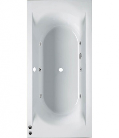 Ванна Riho Linares VELVET 180x80 с гидромассажем